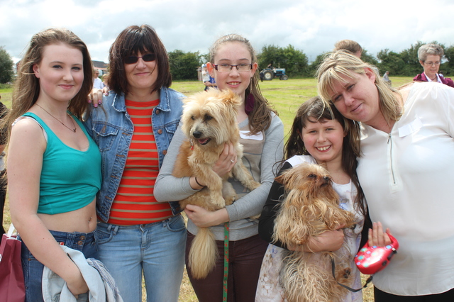 At the Abbydorney Vintage Family Fun Day were, from left: Meagan, Mary and Holly Arnopp, Nadine and Angie Bouger. Photo by Gavin O'Connor.