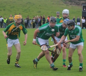Ballyduff's, Adrian Boyle, about to grab possession. Photo by Gavin O'Connor. 