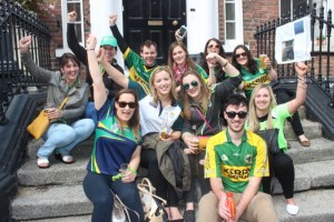 Kerry fans will see plenty of the country this year. Photo by Gavin O'Connor. 