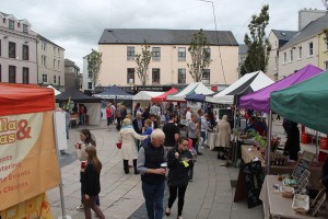 The Square was filled with artisan treats. Photo by Gavin O'Connor. 