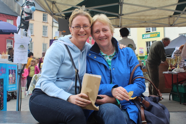 Enjoying Tralee Food Festival in town on Saturday were, from left: Carmel and Katie Murphy. Photo by Gavin O'Connor. 