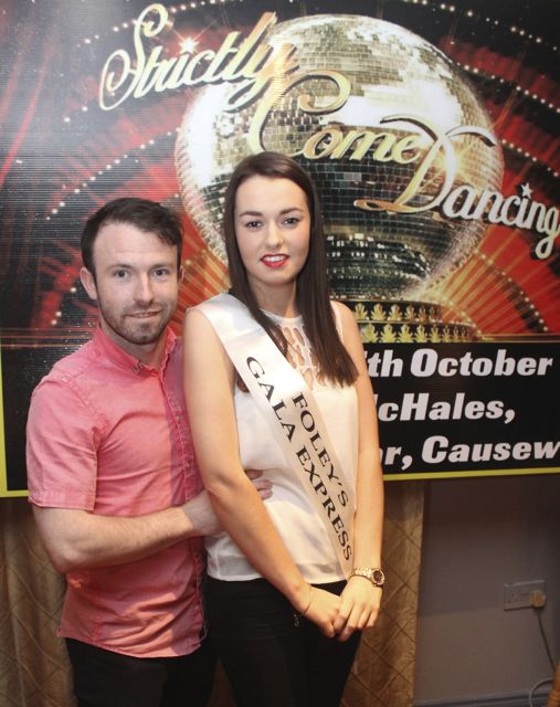 James Flaherty and Jennifer Conway, contestants in the Kerry Hurlers Strictly Come Dancing event. Photo by Dermot Crean