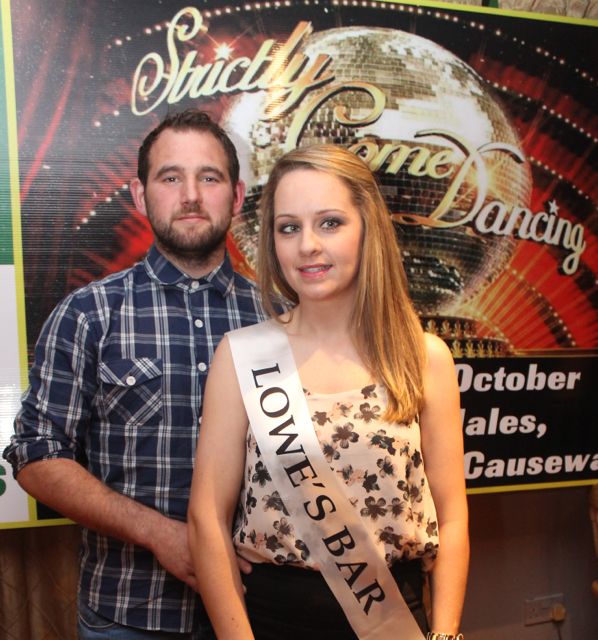 Mikey Boyle and Elaine Ryall, contestants in the Kerry Hurlers Strictly Come Dancing event. Photo by Dermot Crean