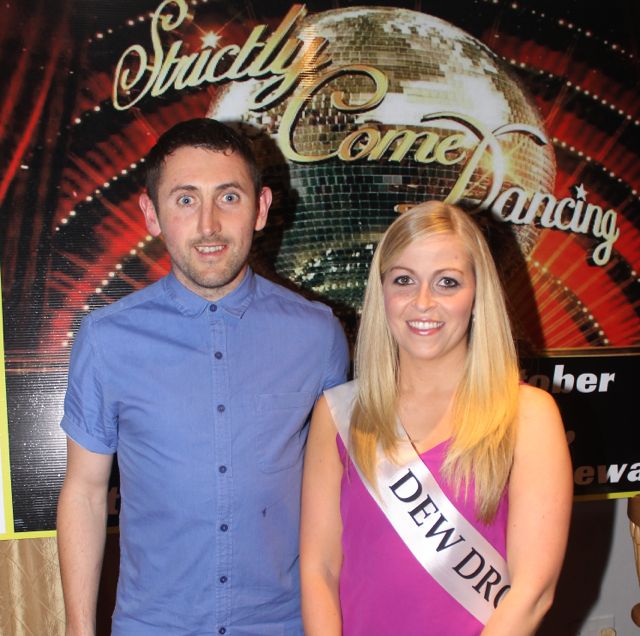 John 'Tweek' Griffin and Krystal Stack, contestants in the Kerry Hurlers Strictly Come Dancing event. Photo by Dermot Crean