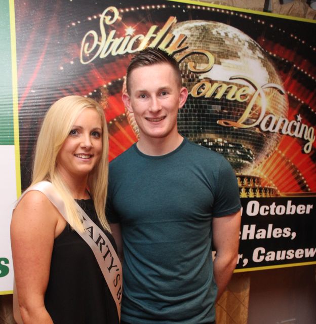 Marian Lyne and Brian Murphy, contestants in the Kerry Hurlers Strictly Come Dancing event. Photo by Dermot Crean