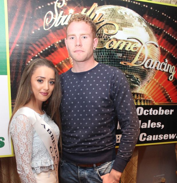 Elaine Bunyan and Brendan O'Leary, contestants in the Kerry Hurlers Strictly Come Dancing event. Photo by Dermot Crean