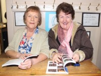 Past pupils Lily Bailey and Eileen Kelly at the launch of 'Blennerville School And Community - A Story Worth Telling' at the school on Saturday. Photo by Dermot Crean