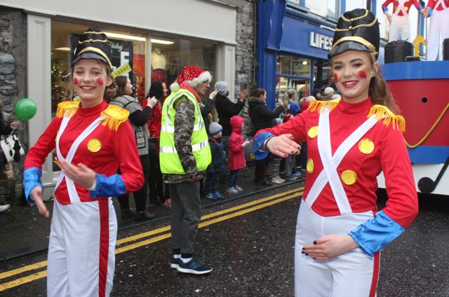 Participants in the CH Chemists' Santa Parade on Saturday. Photo by Dermot Crean