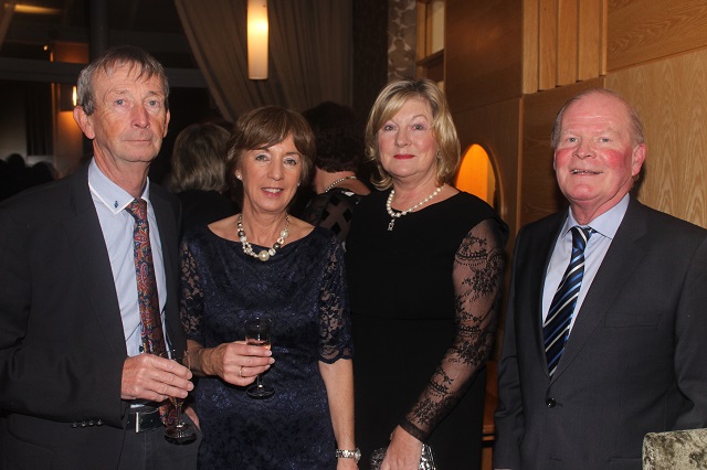 At the Tralee Golf Club annual social in the Ballyroe Hotel were, from left. Michael Bailey, Anne O'Sullivan, Catherine Daly and Declan O'Sullivan. Photo by Gavin O'Connor.