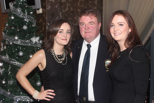 At the Tralee Golf Club annual social in the Ballyroe Hotel were, from left. Laura, Ger and Jennifer O'Connor. Photo by Gavin O'Connor.