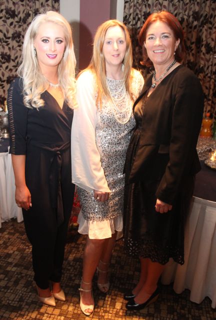 Ursula O'Keeffe, Angela O'Sullivan and Grace O'Donnell at the Tralee Imperials fundraising fashion show at the Fels Point Hotel on Friday night. Photo by Dermot Crean