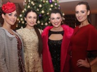 Aisling O'Connell, Shannon Woods, Laura Hoffman and Mags Kelliher Milner at the Tralee Imperials fundraising fashion show at the Fels Point Hotel on Friday night. Photo by Dermot Crean