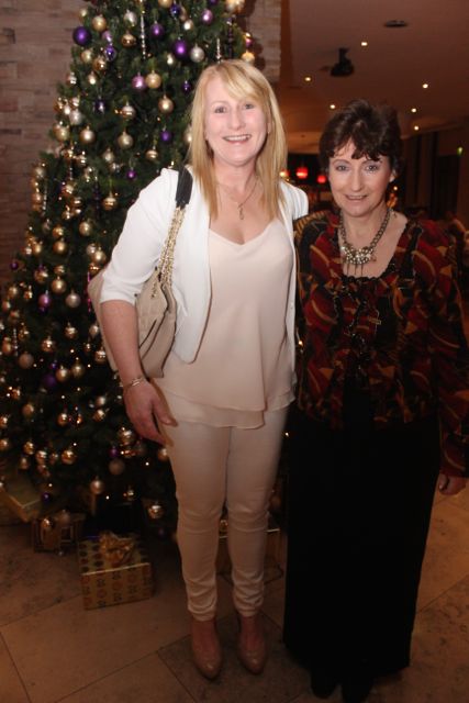 Helen Rogers and Veronica O'Hanlon at the Tralee Imperials fundraising fashion show at the Fels Point Hotel on Friday night. Photo by Dermot Crean