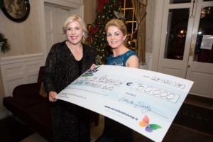 DKANE 27/11/2015 REPRO FREE Sandra Daly, CEO Mercy University Hospital and Brenda Doody at the inaugural Mercy Christmas Wishes Cancer Ball on Friday, 27th November at Maryborough Hotel & Spa, Cork, in aid of the new Mercy Cancer CARE Centre. PIC DARRAGH KANE