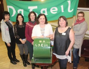 At the Na Geail Bingo were, from left. Eilleen Barry, Onnagh O'Neil, Mary McElligott, Niamh Burke, Jacqui Carlos and Treasa Kelliher. Photo by Gavin O'Connor. 
