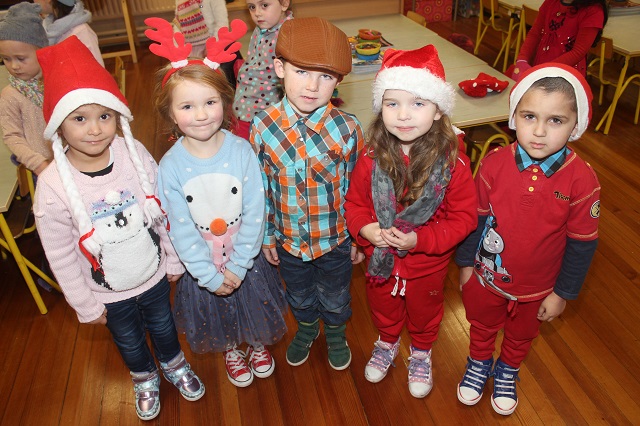 Presentation Primary School pupils from Mrs Dennihan Sugrue's Junior Infants class, from left: . Photo by Gavin O'Connor. 