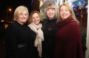 Chrissie Lee, Sheila Mullins, Martina Walsh and Geraldine Heaslip at the Moyderwell Class of 1985 Reunion at Cassidy's Restaurant on Monday night. Photo by Dermot Crean