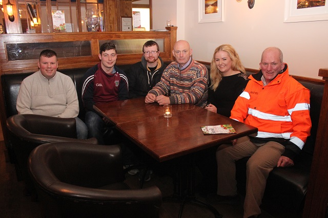At the Ray of Sunshine Table Quiz were, from left: James O'Donoghue, John O'Shea, Eugene Geaney, Robert O'Mahony, Stephanie O'Callaghan and John O'Mahony. Photo by Gavin O'Connor. 
