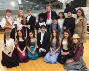 Mercy Mounthawk students that will take part in their production of Les Miserables. 