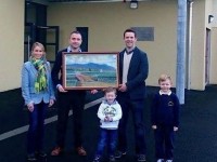 Ex-Pupil Presents Painting Of Old Blennerville To Hang In New School