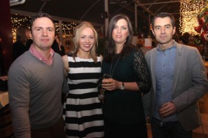 Frazer and Michelle Hanrahan, Claire and Conor Freeman at the 'Under The Stars At Ballyseedy' fundraiser at Ballyseedy Garden Centre on Saturday. Photo by Dermot Crean
