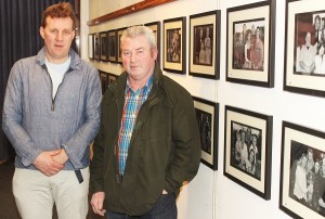 At the launch of 'Faces of Fenit' launch in the Kerry County Library were, from left: Mike O'Neil (Chairperson Fenit Development Assoiciation) and Jim McCarthy (Photographer). Photo by Gavin O'Connor. 