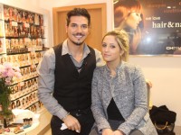 Fortunate Benavoli with Veronica Hrachovinova at the Make-Up Masterclass at CH on Friday evening. Photo by Dermot Crean