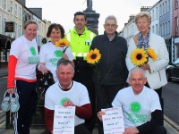At the launch of the 2016 Kerry Hospice Good Friday Walk were, front: Dan Galvin and John Griffin. Back: Andrea O'Donoghue, Mary Shanahan, Aidan O'Mahony, Ted Moynihan, Mairead Fernane. Photo by Gavin O'Connor.