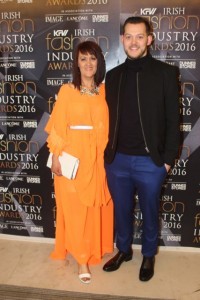 Fiona and Colin Horgan at the KFW Irish Fashion Industry Awards at the Europe Hotel and Resort, Killarney, on Friday night. Photo by Dermot Crean