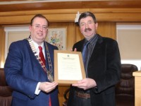 Liam Dowling Honoured By Council For Irish Derby Success With Ballymac Matt