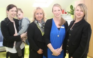 At the launch of the new Early Years Support Centre in Oakview Village Childcare were, From left: Niamh and Sean Mannion, Noreen Everett, Katrina Lysaght, annd Margaret O'Halloran. Photo by Gavin O'Connor. 