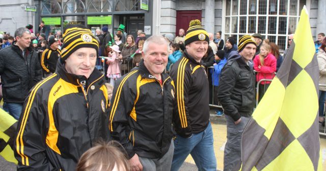 taking part in the St Patrick's Day parade. Photo by Dermot Crean