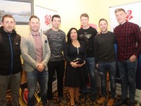 John 'Tweek' Griffin, Damien Ryall, Aidan O'Mahony, Teresa Walker, Donnchadh Walsh, Darran O'Sullivan and Tommy Walsh at CBS The Green's 'The Kube' event in the Brandon Conference Centre on Wednesday night. Photo by Dermot Crean