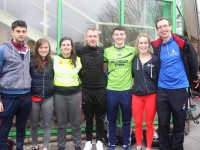 Conor Daly, Leah Broderick, Stephen Kelly, Jarleth Bell, Elana Bradley, Brendan O'Connell at the IT Tralee SipITT Triathlon. Photo by Gavin O'Connor.