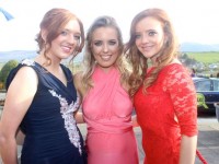 Denise Gavin, Amy Whooly and Mairead Noonan at the IT Tralee College Ball at the Ballyroe Heights Hotel on Wednesday night. Photo by Dermot Crean