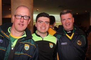 Declan, Daniel and Ray O'Brien at Kerry v Roscommon in Croke Park. Photo by Gavin O'Connor. 
