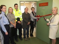 At the opening of the dedicated support room in Tralee Courthouse were from  left: Sargent Eileen O'Sullivan, Vera O'Leary (Manager Kerry Rape and Sexual Abuse Centre), Aidan O'Mahony, Deborah Courtney (Survivor), Nuala Rigney (Kerry Rape and Sexual Abuse Centre) and Dr Mary McCaffrey (Scotia Clinic). Photo by Gavin O'Connor.