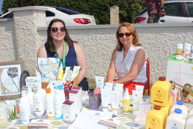 Doireann and Pauline Barrett at the Spa NS family day in memory of Donal Walsh on Sunday. Photo by Dermot Crean