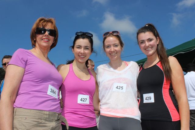 Bernice Hoffman, Sabina Sayers, Aisling Ní Nualláin and Laura Hoffman at the Spa NS family day in memory of Donal Walsh on Sunday. Photo by Dermot Crean