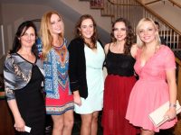 Mary B Murphy, Colleen Grady, Laura Murphy, Jennifer Murphy and Katie Murphy supporting the three Cahersiveen contestants at the Kerry Rose 2016 Selection at the Ballyroe Heights Hotel on Friday night. Photo by Dermot Crean