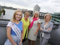 Pictured at the launch of the Enterprise Ireland International Business Women’s Conference are Rose of Tralee, Elysha Brennan, Enterprise Ireland CEO, Julie Sinnamon, Minister for Jobs, Enterprise and Innovation, Mary Mitchell O’Connor and Head of Business Banking at AIB, Catherine Moroney. Credit Gary O' Neill