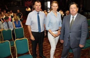 Representing Save Tralee at their second meeting, from left: Dick Boyle, Heather O'Sullivan and Eddie Barrett. Photo by Gavin O'Connor. 