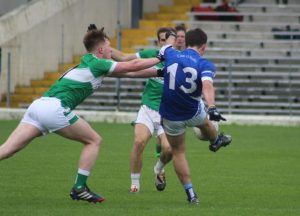 Jack Savage scores a first half point in the Killarney Legion v Kerins O'Rahillys game on Sunday. Photo by Dermot Crean