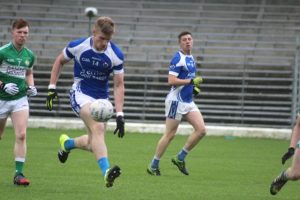 Tommy Walsh on the ball in the Killarney Legion v Kerins O'Rahillys game on Sunday. Photo by Dermot Crean