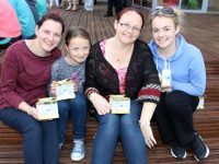 Lisa Casey, Shauna Casey, Julie O'Halloran and Catherine O'Halloran at the Celebration Of Light at the Tralee Bay Wetlands on Tuesday night. Photo by Dermot Crean