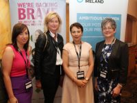 Elaine Tierney, Caroline Sugrue, Siobhan Horgan AIB and Breda Dyland at the International Business Women’s Conference in the Brandon Hotel on Monday. Photo by Dermot Crean