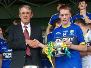 Kerry minor hurlers Shane Conway Captain. 