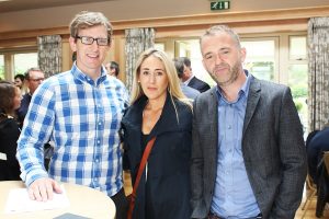 At the launch of the Interreg Entrepreneurial European Region (iEER) Project were, from left: Derek O'Sullivan, Marie Looby and Pat O'Sullivan. Photo by Gavin O'Connor. 