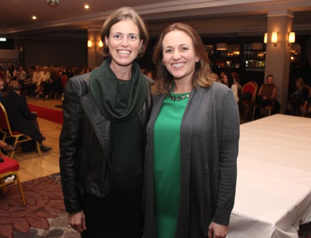 Jenny Crushell and Mary Glancy at the 'Look Good, Feel Good' charity fashion event at The Ashe Hotel on Wednesday night. Photo by Dermot Crean