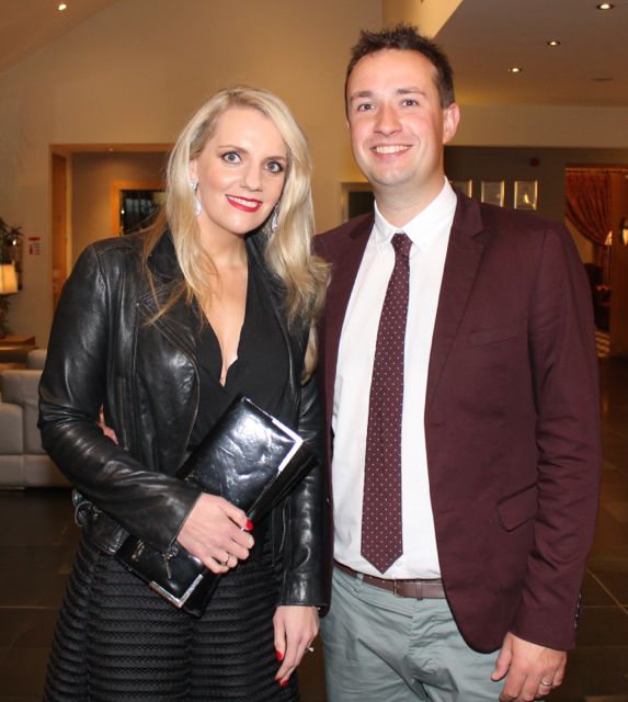 Suzanne and Mike Sheehy at the Tralee Golf Club Captain's Dinner at the Ballyroe Heights Hotel on Saturday night. Photo by Dermot Crean